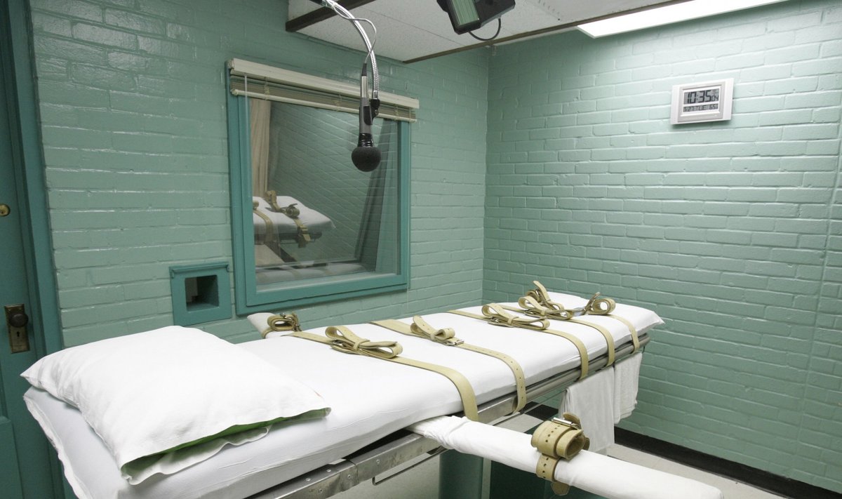 Mirties bausmės kambarys kalėjime Teksase (JAV)