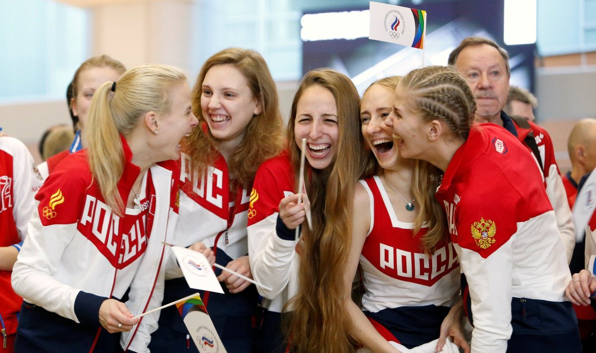 Rusijos sportininkės išvyksta į Rio de Žaneirą
