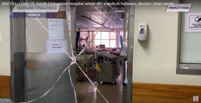 Vaizdai iš Livingstone’o ligoninės Port Elizabete