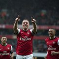 Londono „Arsenal“ pakilo į trečią vietą Anglijos futbolo čempionate