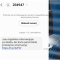 Lietuvos gyventojus persekioja sukčių SMS žinutės: prašo atnaujinti siuntos adresą, siunčia kenksmingas nuorodas