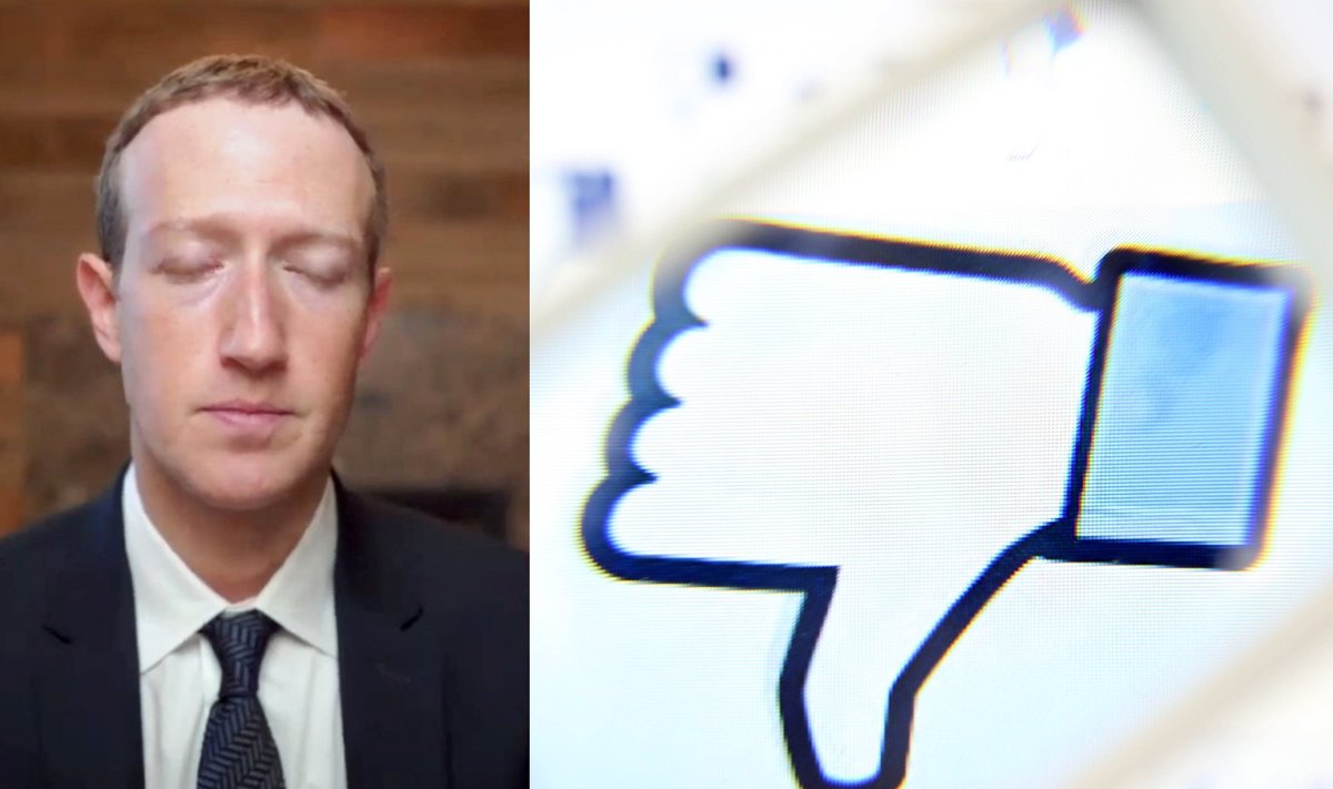 M. Zuckerbergo įkurtas Facebook susiduria su didelėmis problemomis.