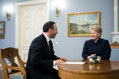 Arūnas Gelūnas ir Dalia Grybauskaitė