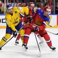 Ledo ritulio pasaulio čempionatą Rusija pradėjo pergale prieš švedus po baudinių