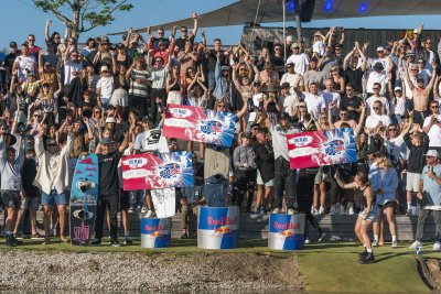 „Red Bull Wakeduel 2022“ varžybose triumfavo Trent Stuckey ir Claudia Pagnini (Vadim Kozorez nuotr.)