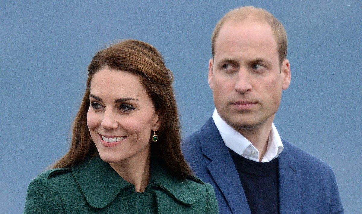 Kate Middleton ir princas Williamas