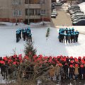 Vilniaus Radvilų gimnazijos mokiniai susibūrė gyvai šypsenai