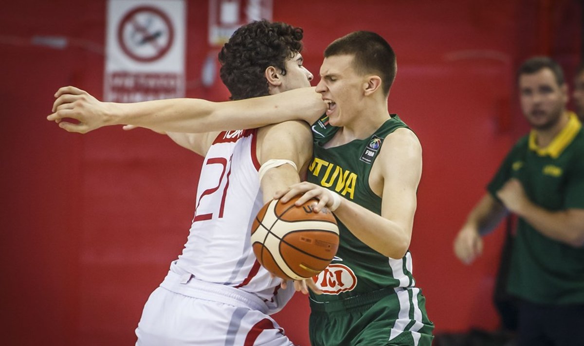 Europos U16 krepšinio čempionatas: Lietuva - Turkija