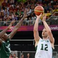 Lietuva įveikė Nigeriją ir iškovojo pirmą pergalę olimpiniame krepšinio turnyre