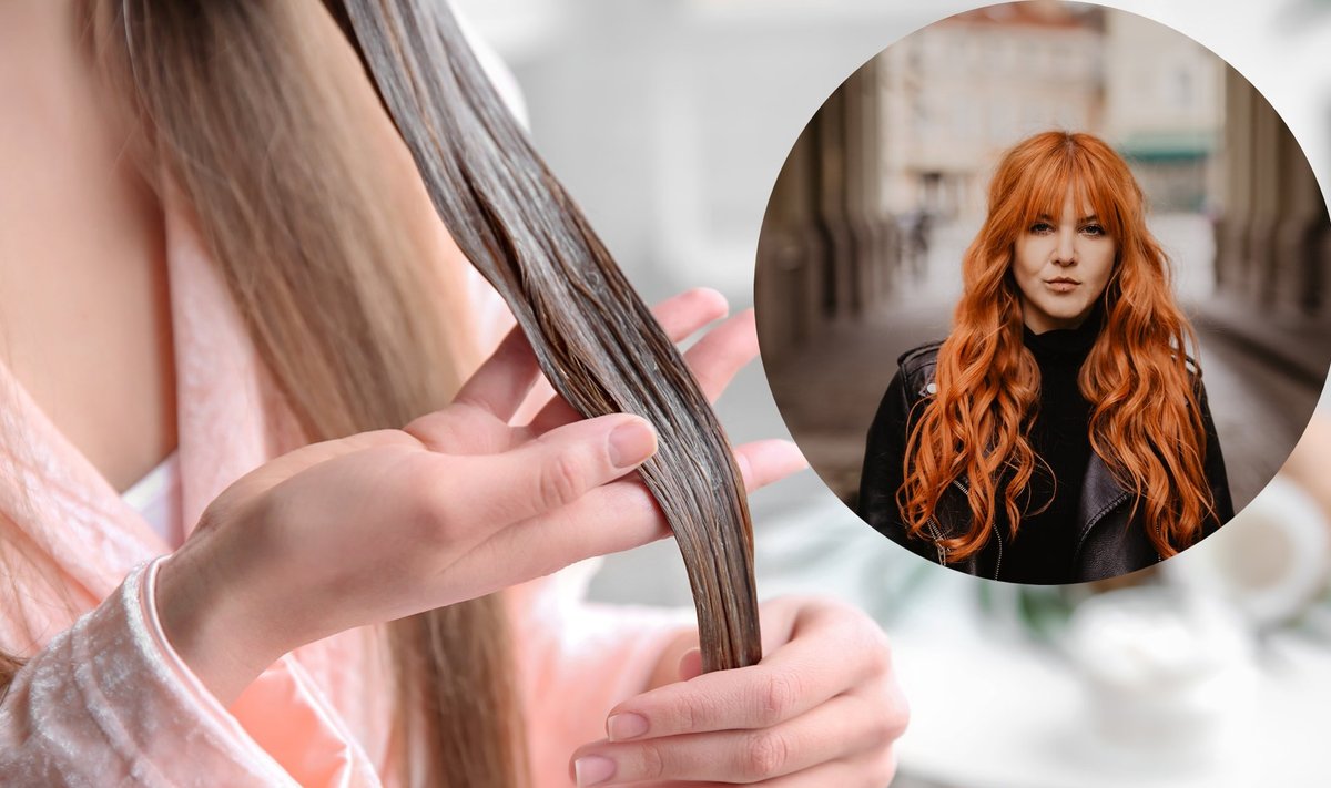 Plaukų stilistė Emilija Vasiliauskaitė patarė, kaip rūpintis plaukais
