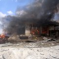 Sirijos šiaurės vakaruose per vyriausybės aviacijos antskrydžius žuvo 9 civiliai