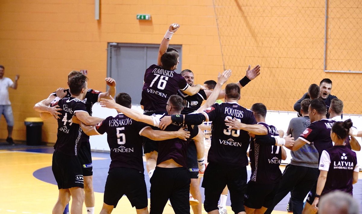 Latvijos rankinio rinktinė (Foto: handball.lv)