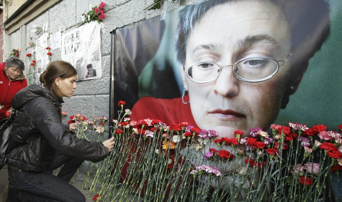 Gedulo mitingais pagerbta A.Politkovskaja