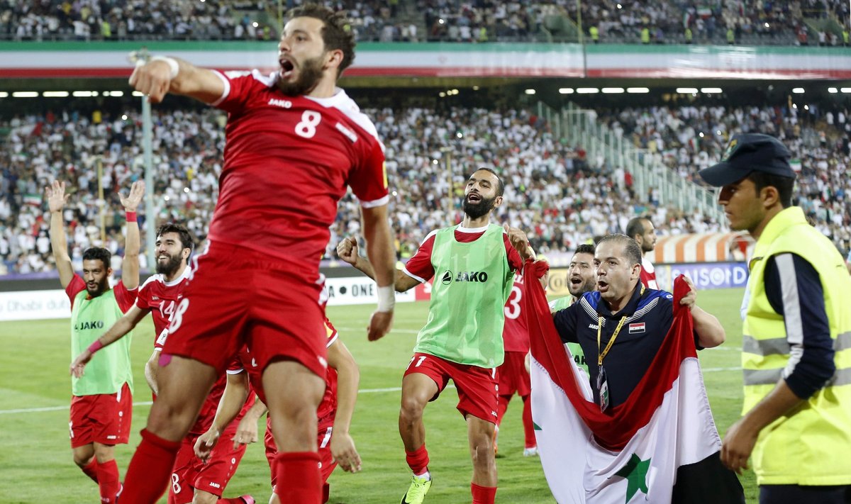 Sirijos futbolininkų triumfas