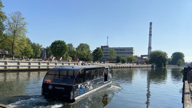 Ar jau spėjote Klaipėdoje pasiplaukioti vandens autobusu? Ateinanti vasara gali nulemti jo likimą