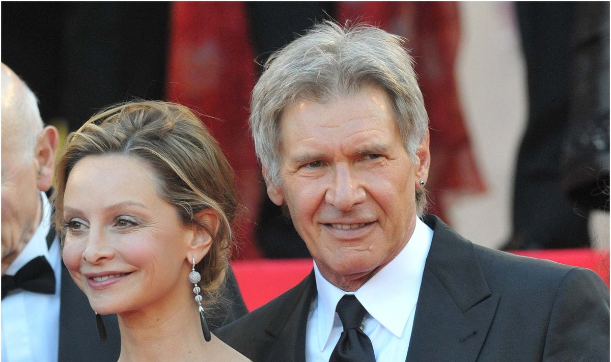 Harrisonas Fordas ir jo žmona Calista Flockhart 