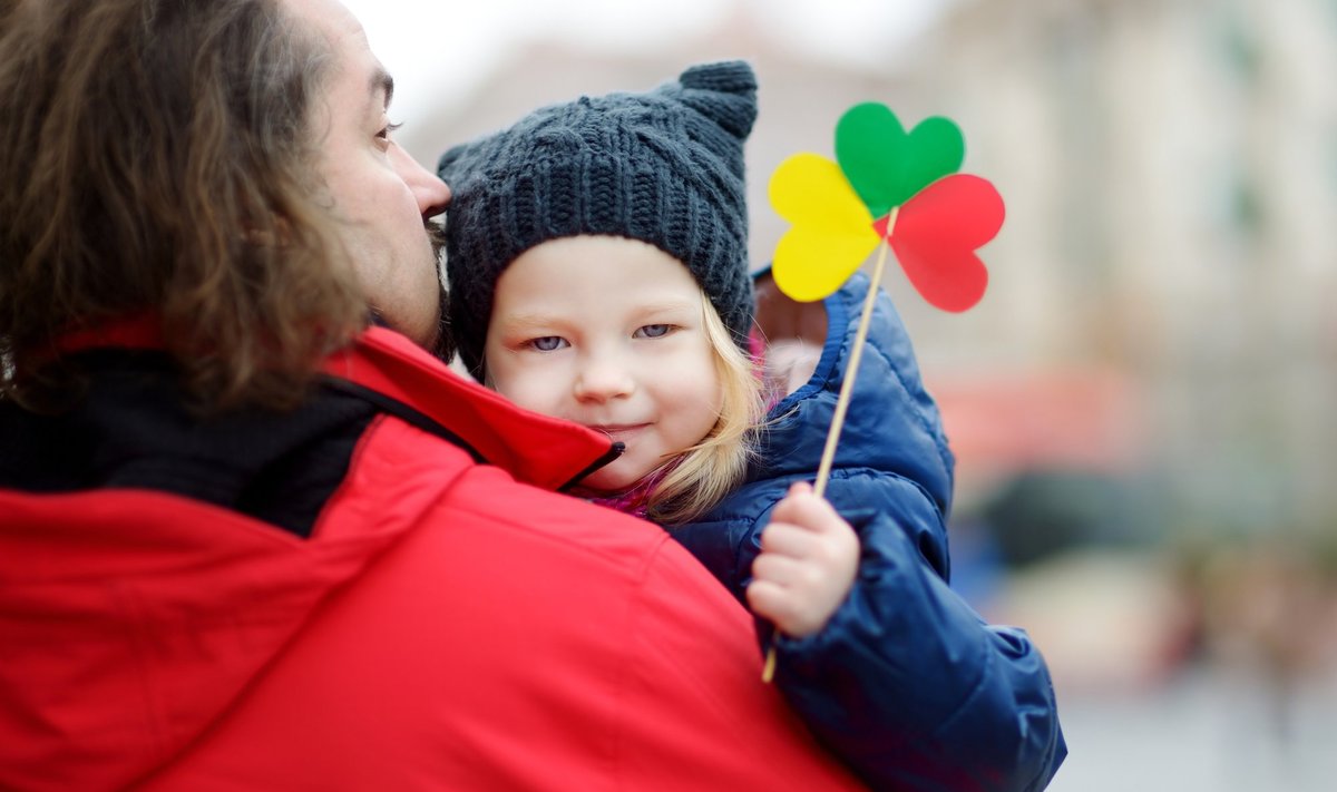 A happy Lithuanian child