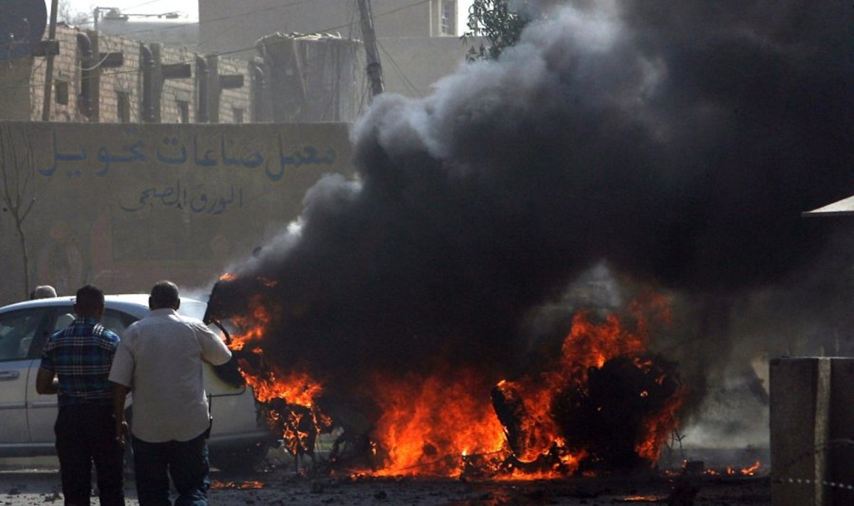 Bagdade – sprogimas prie Prancūzijos ambasados automobilio