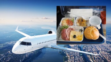 Stiuardesė įspėja: ko lėktuve gerti šiukštu negalima ir kokio maisto geriau neužsisakyti