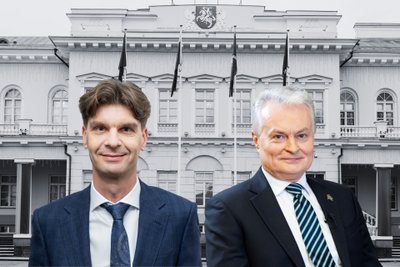Ignas Vėgėlė ir Gitanas Nausėda. 