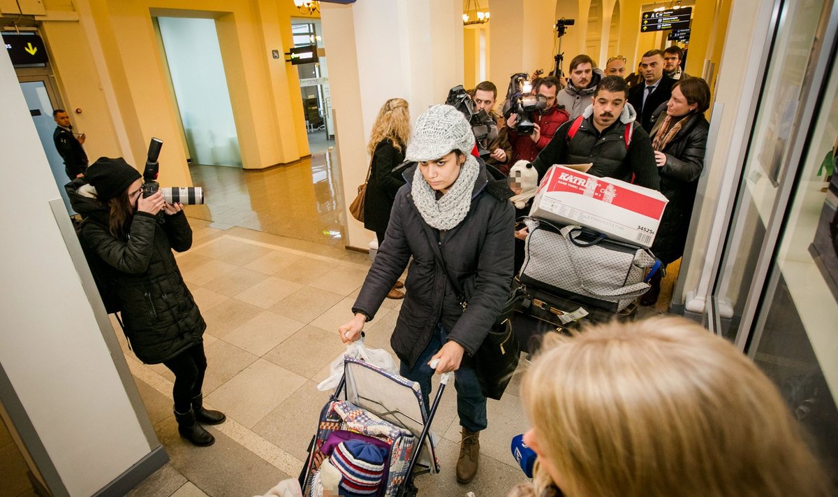 The first Iraqi refugee family arrived in Lithuania last December