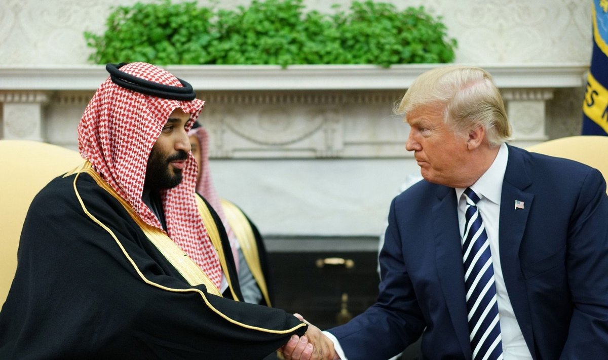 Mohammedas bin Salmanas, Donaldas Trumpas