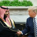 Baltuosiuose rūmuose – ištaigingas Saudo Arabijos sosto įpėdinio sutikimas