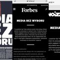 Žiniasklaidos protestas Lenkijoje: 24 valandas nepraneš jokių naujienų