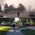 Riedlentininkai nufilmavo parką prieš ir po miškų gaisrų Kalifornijoje