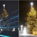 Ukmergėje sužibo šventinė žaliaskarė: laukiamos pasakiškos Kalėdos