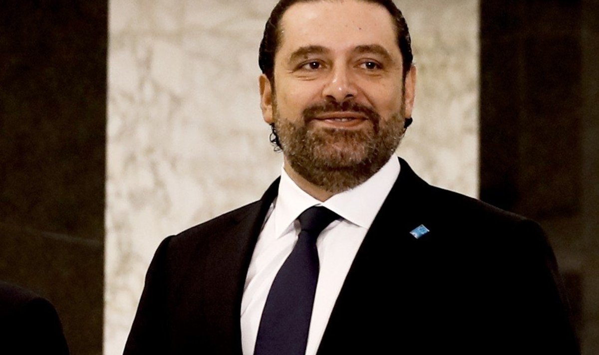 Libano premjeras Saadas Hariri