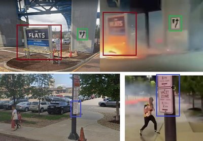 Pasinaudojus „Google street view“ pavyko nustatyti tikslią vietą, kur nufilmuotas vaizdo įrašas