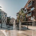 Vilniuje – nauja vieša poilsio erdvė su fontanu