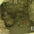 Peru atkasta sėdinti Vario kultūros mumija