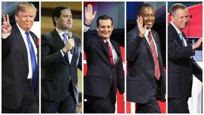 Donaldas Trumpas, Marco Rubio, Tedas Cruzas, Benas Carsonas, Johnas Kasichas