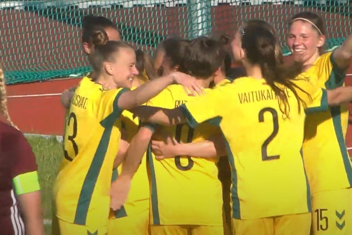 È stata annunciata la composizione della squadra di calcio femminile lituana per la partita contro l’Italia