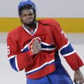 „Canadiens“ gynėjas įvartį pelnė iščiuožęs tiesiai nuo nubaustųjų suolo