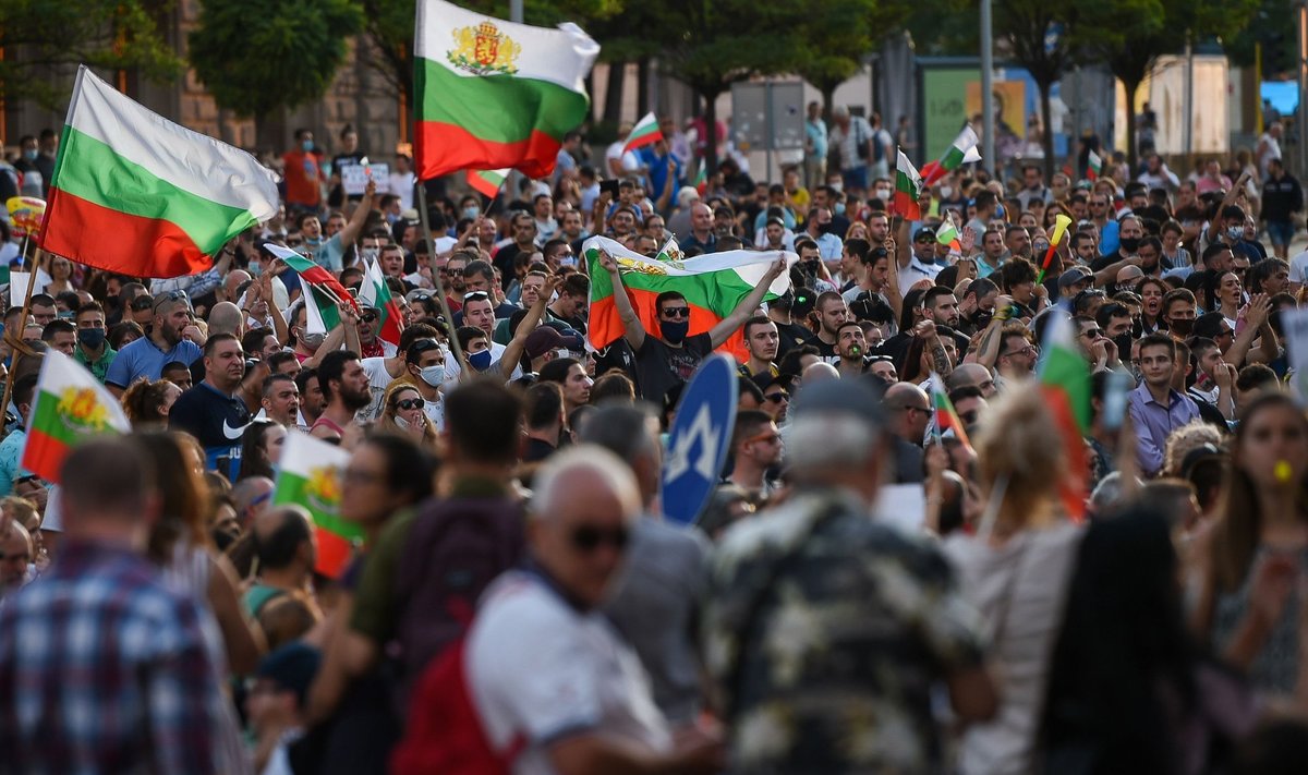 Antivyriausybiniai protestai Bulgarijoje