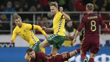 Российская сборная по футболу разгромила команду Литвы