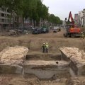 Tiesiant naują tramvajaus liniją Antverpene archeologai netikėtai rado tiltą