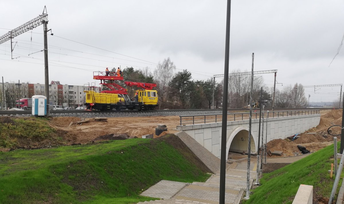 Vietoje geležinkelio pervažos kauniečiai geležinkelį galės kirsti daug saugesniu požeminiu tuneliu (AB „Lietuvos geležinkeliai“ foto)