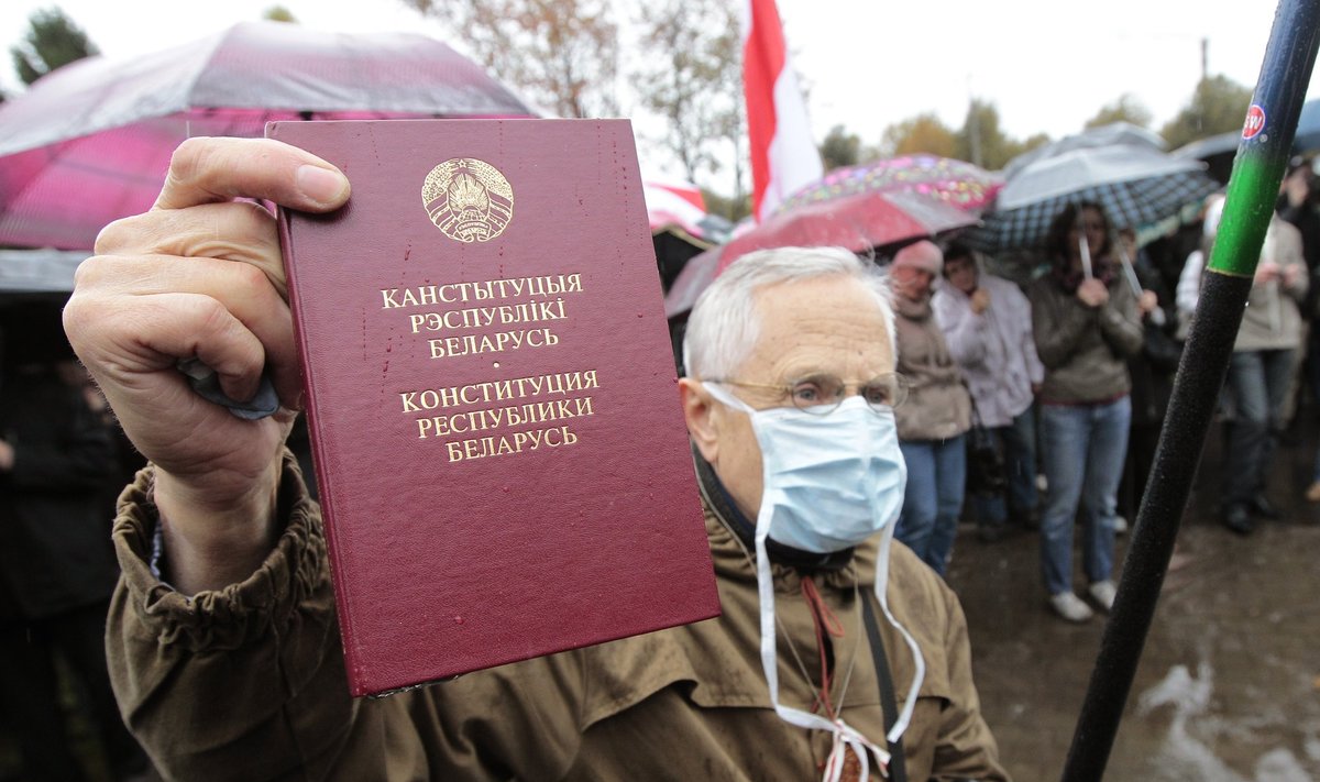 Protestas Minske spalio 8 d. 2011 m.