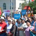 Rusijoje vyko protestai prieš pensijų reformą