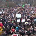 Mitingas prieš korupciją Sankt Peterburge: sulaikyta 50 žmonių