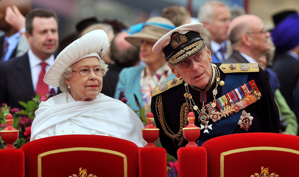 Britanijos karalienė Elžbieta II ir jos vyras princas Philipas