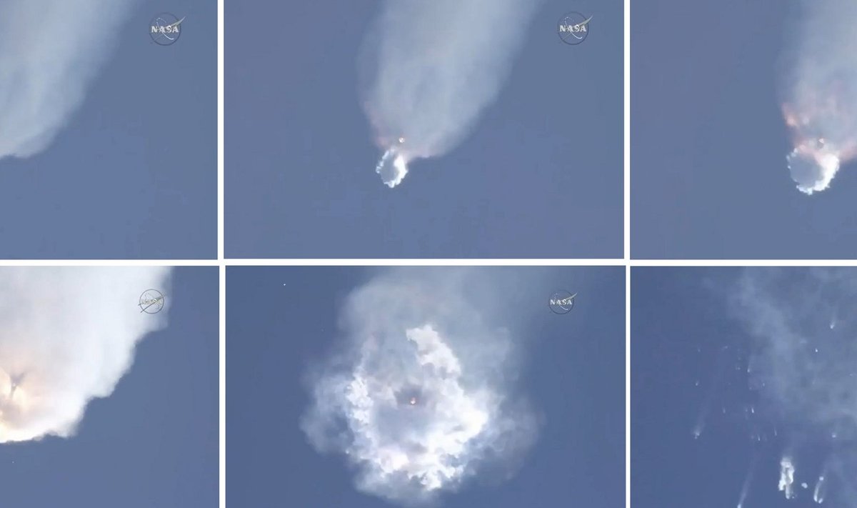 "Spacex" raketos sprogimas