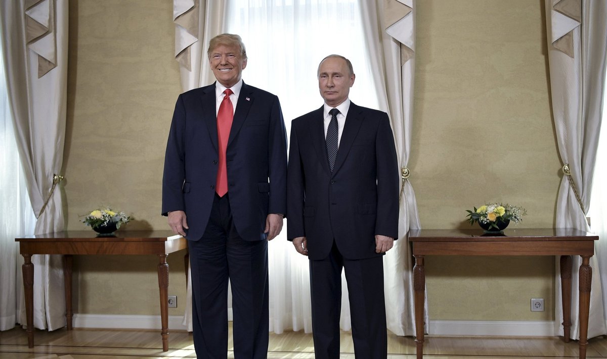 Donald Trump and Vladimir Putin