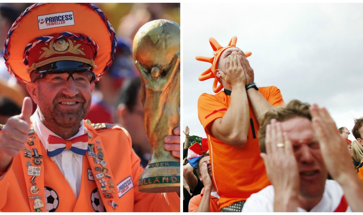 Winfriedas Witjesas, Nyderlandų futbolo fanai (Instagram, AFP-Scanpix nuotr.)