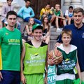 Pirmose „Sprite talentų kovos“ krepšinio varžybose lankėsi G.Gustas ir D.Adomaitis