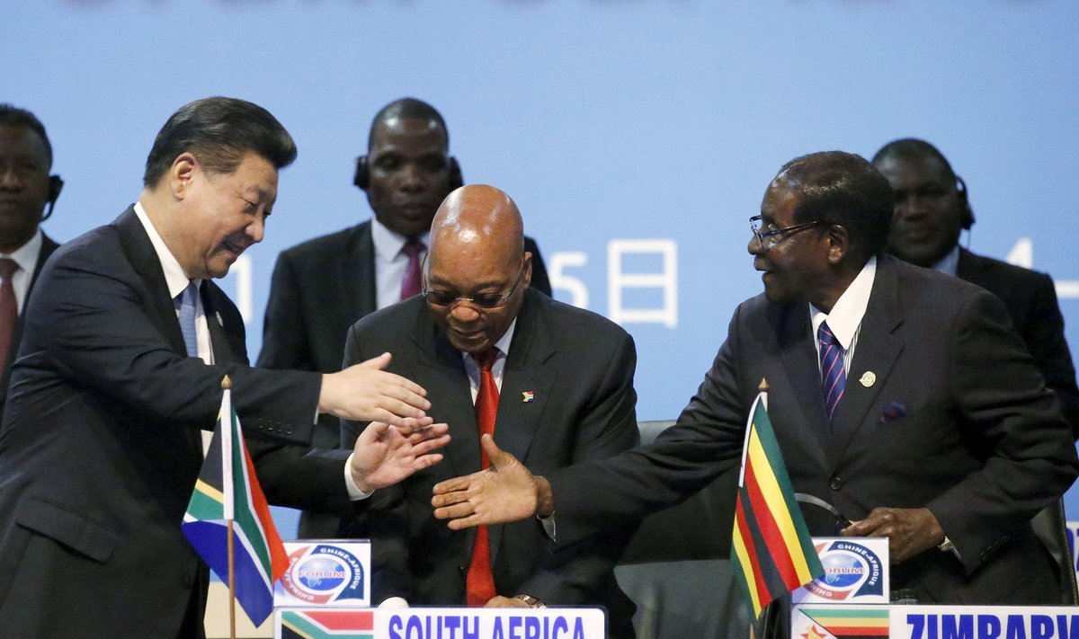 Xi Jinpingas, Robertas Mugabe, Jacobas Zuma